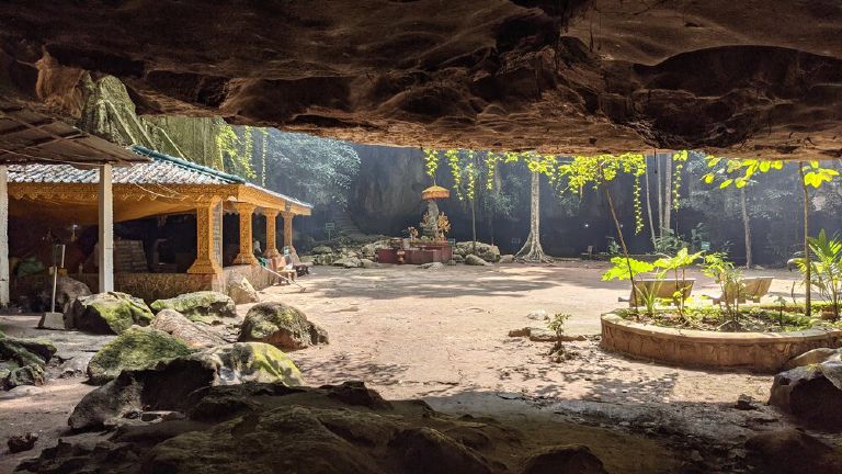 Buddhist cave temple at Kampong Trach, Kampot