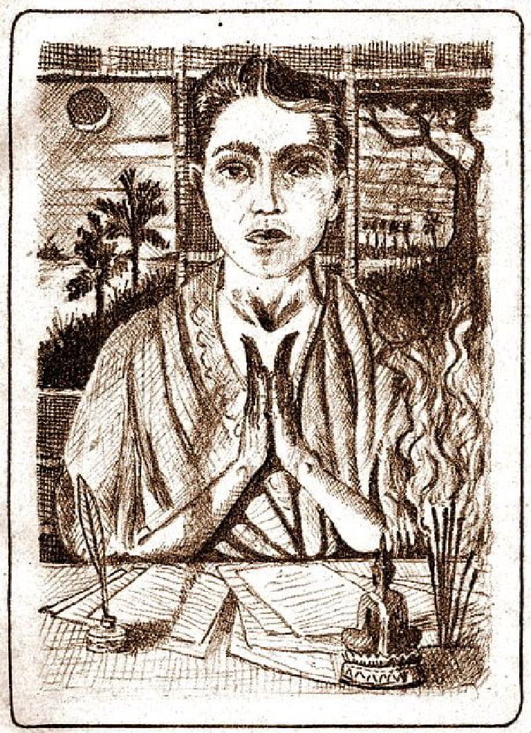 Roland Meyer, self-portrait, 1909.