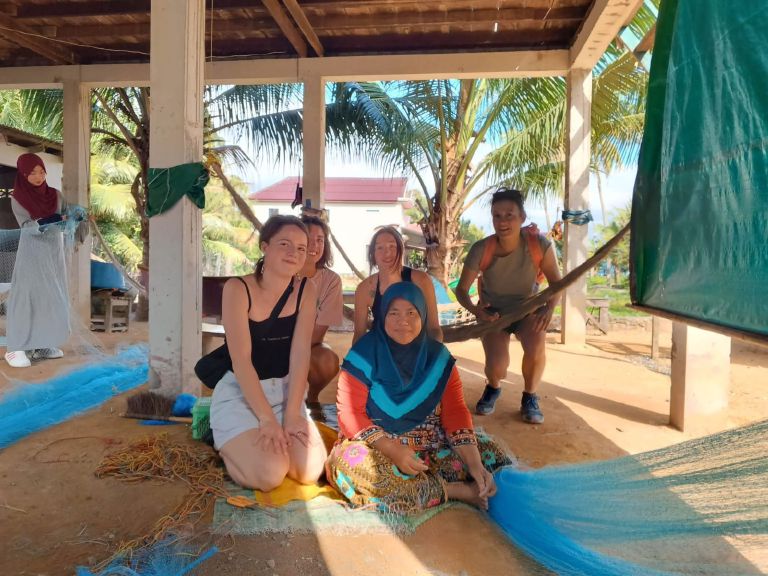 Visite de la communauté de pêcheurs musulmans